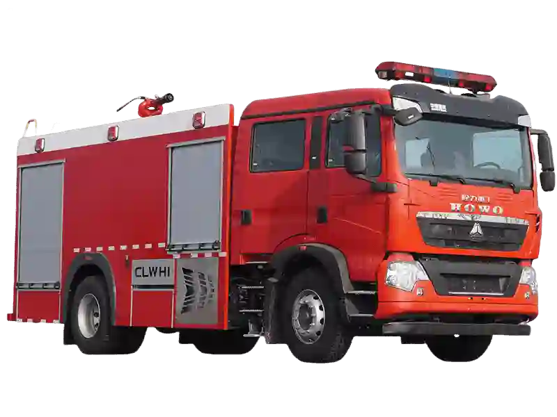 HOWO 8m³ Water Tank Fire Truck